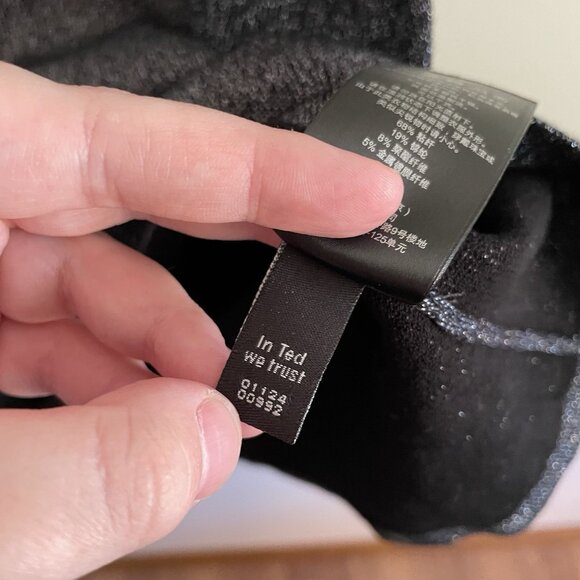 Ted Baker Women 0 US 2 Colour By Numbers Redlo Color-Blocked Knit Sweater Dress - Picture 11 of 12